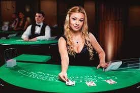 Speed Blackjack table interface on akun demon showing betting timer and card layout